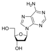 structure chimique de la désoxyadenosine